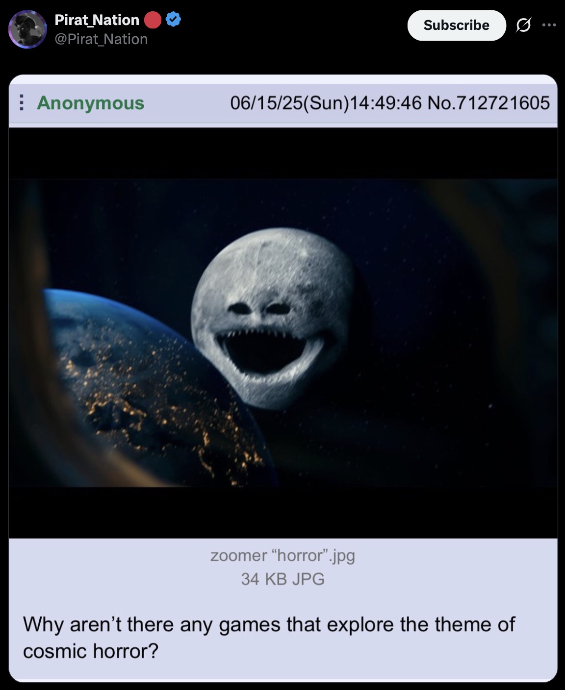 Because they are simply too scary. 